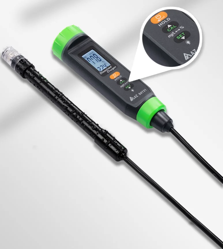 AZ84131 High-precision dissolved oxygen meter Aquaculture Fish Pond Dissolved OxygeAquaculture fish pond n Pen Suspension Probe