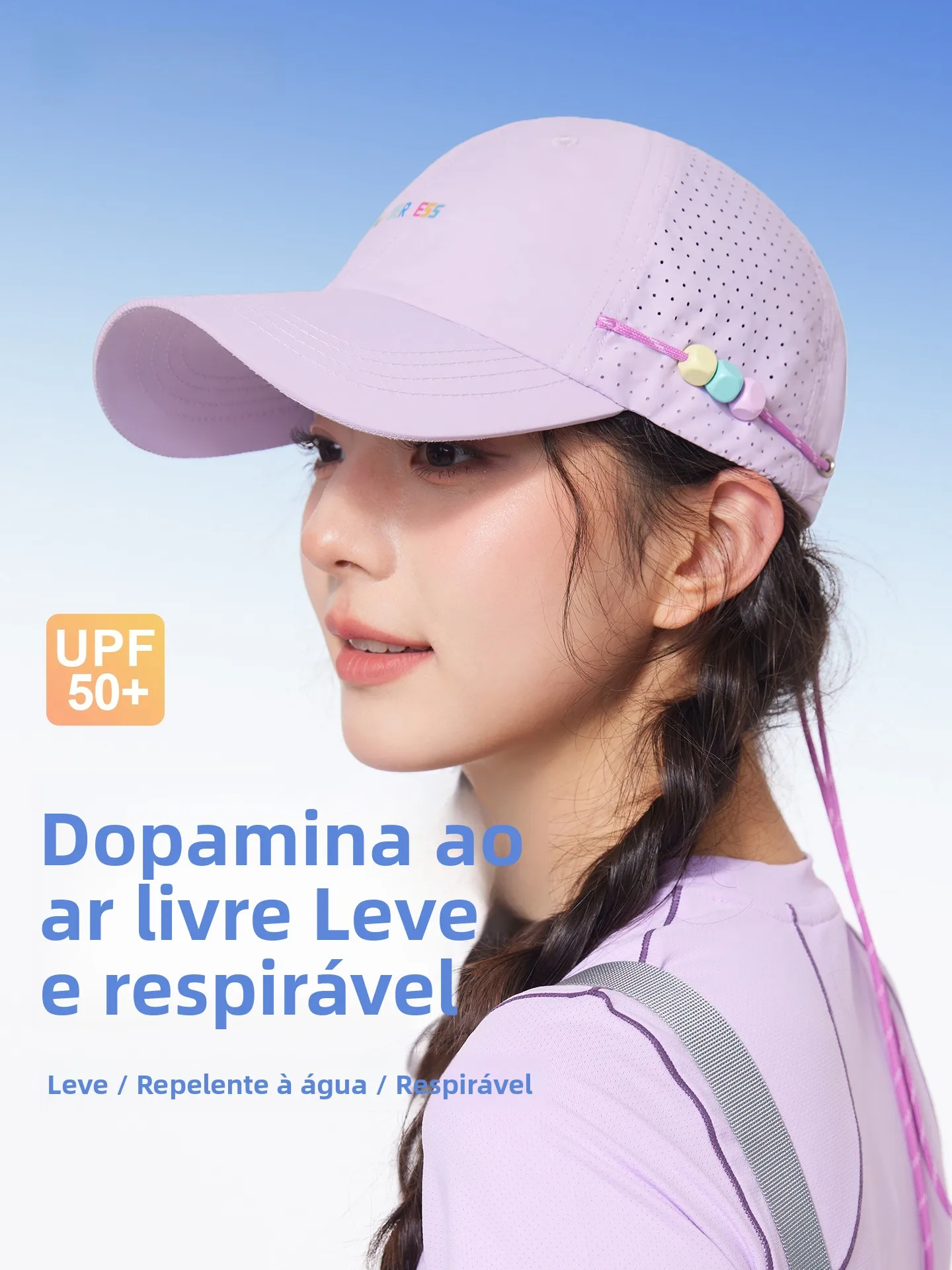 cacuss-レディース-夏用アウトドアハット-通気性-軽量-日焼け防止-野球帽-調節可能なラウンドトップ-カーリーエッジハット