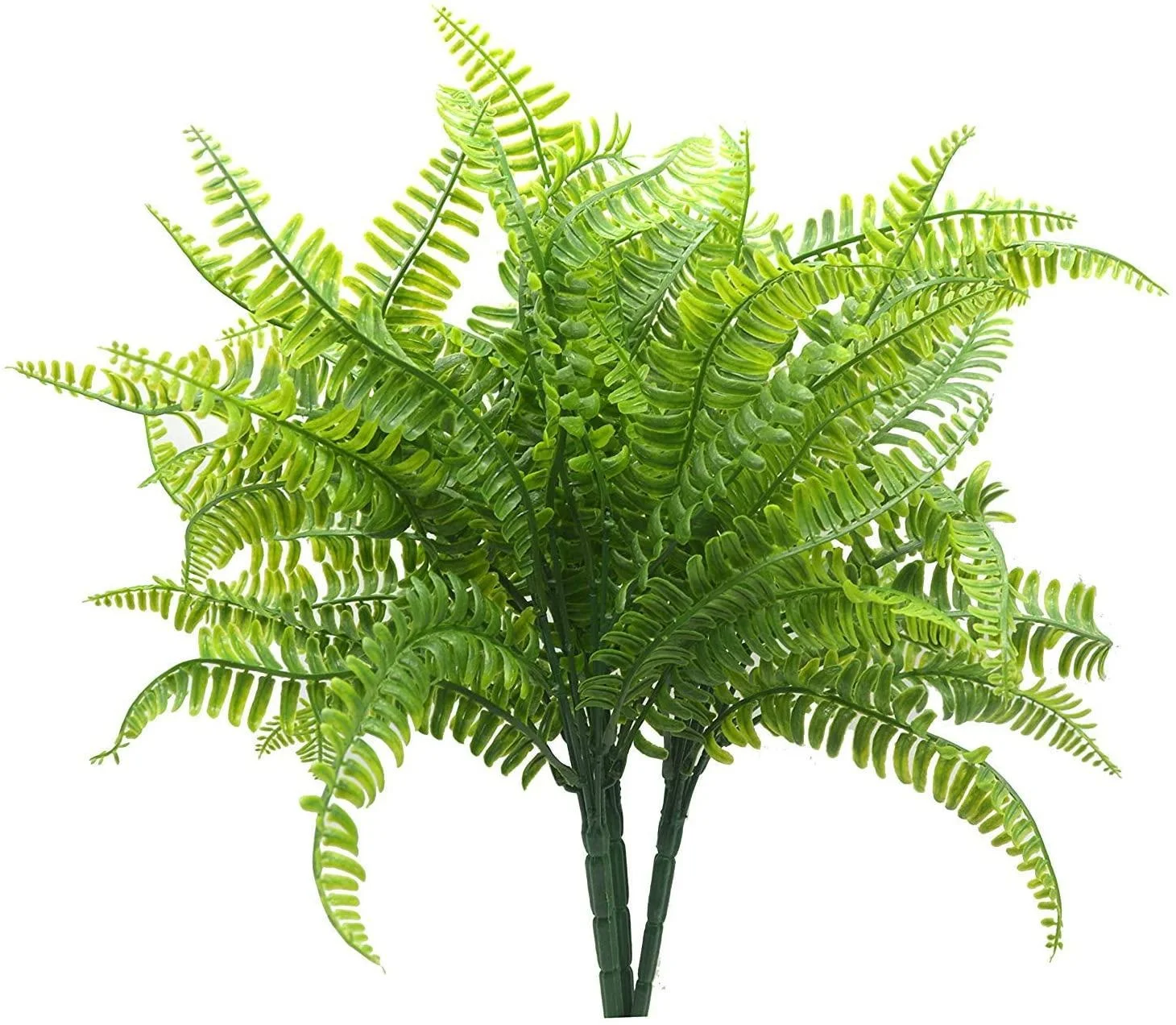 4er-Pack Künstliche Farnpflanzen, Boston-Farn-Buschpflanzen, UV-geschützt für Haus, Küche, Garten, Wanddekoration, Innen- und Außenbereich – Detail 4