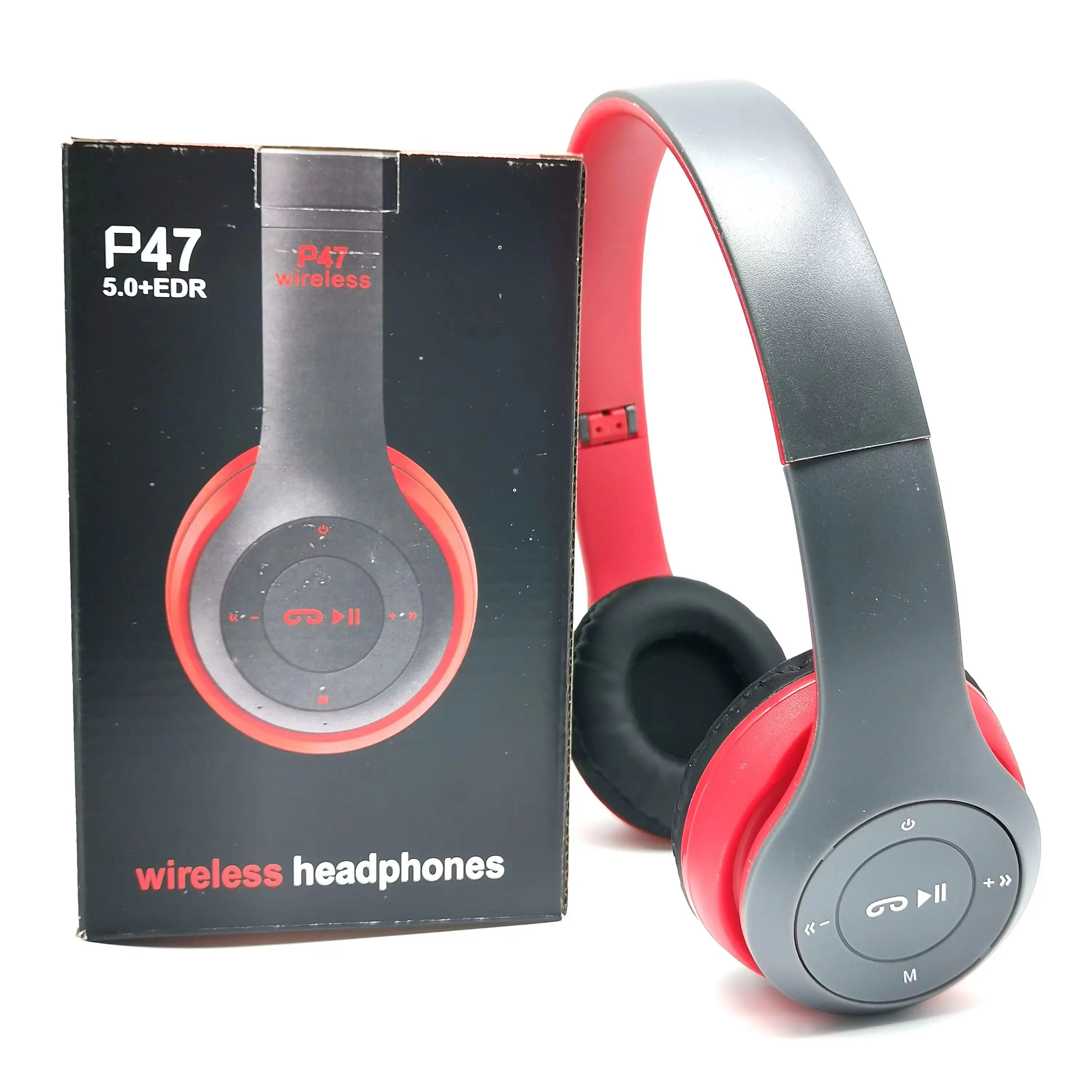 P47 Bluetooth 5,0 беспроводные – обзор и цена Wired Earphone Mic