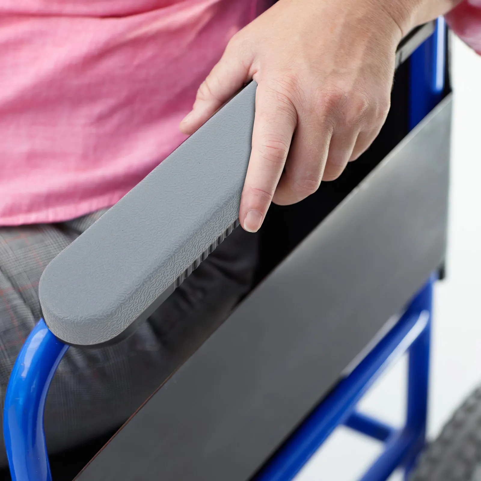 

2Pcs Wheelchair Armrest Cushions Ergonomic Replacement Parts for Transport Chair Side Support Pads Anti Slip Comfortable Elderly