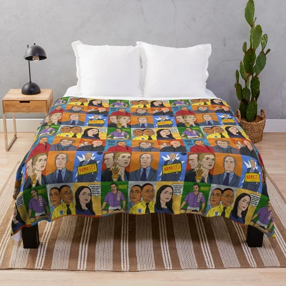 

Better Call Saul Mosaic Characters Throw Blanket Loose Designers Extra Large Throw Blankets For Sofas Blankets