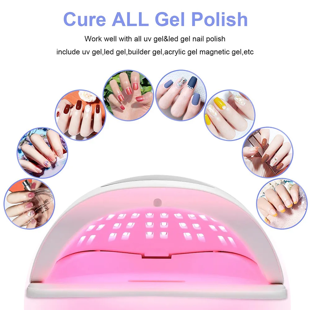 SUN X20 MAX UV LED Nail Lamp Professional Nail Drying Lamp for Manicure 72 LEDs Gel Polish Drying Machine with Auto Infrared