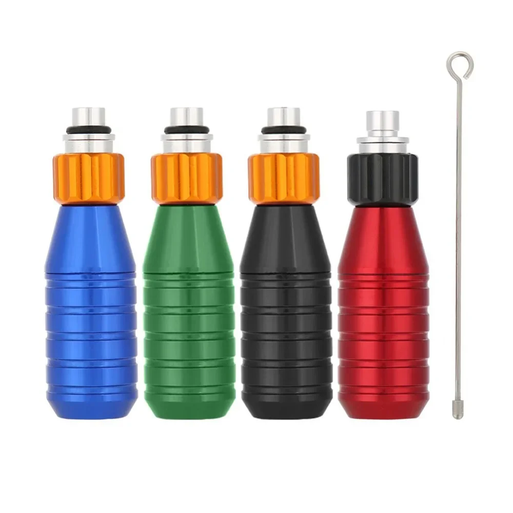 25mm Aluminum Alloy Cartridge Tattoo Handle Grips With Black Vice 1PCS Straight Tube For Rotary Tattoo Machine Cartridge Needles