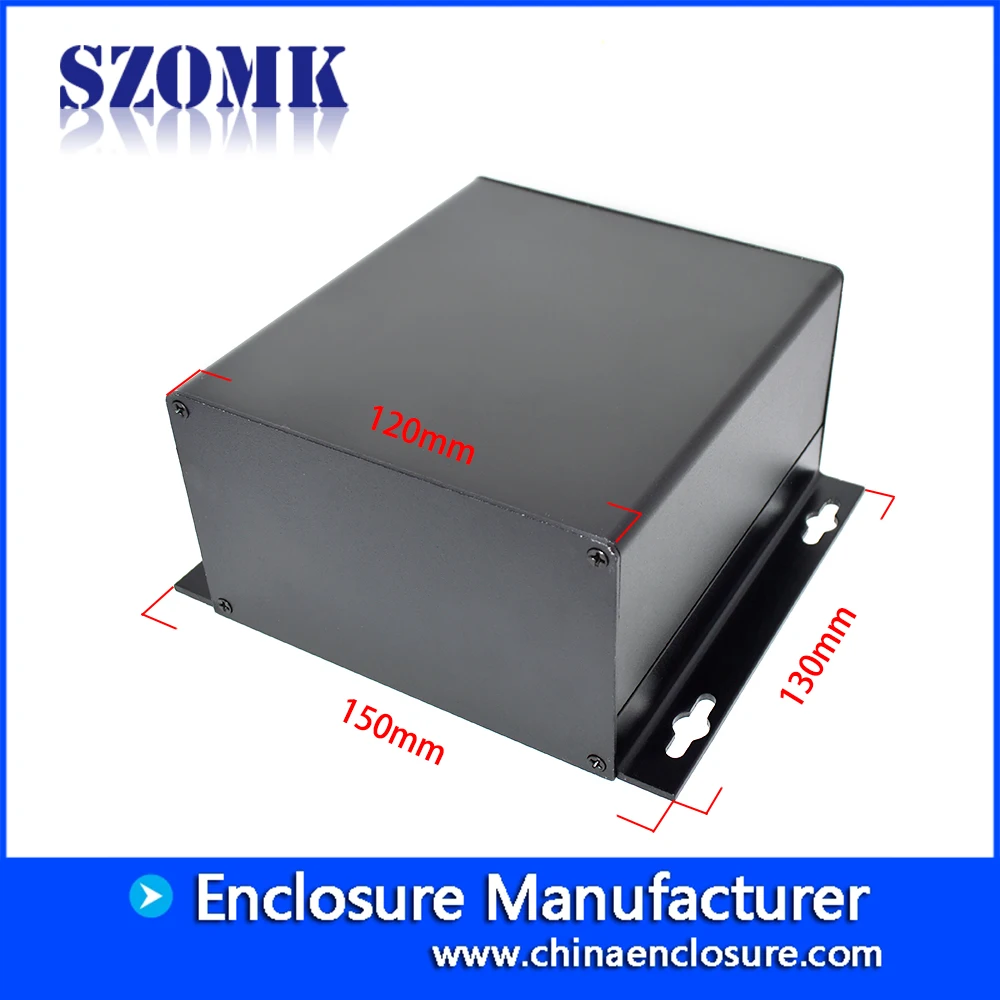 1Piece black customized extrusion aluminum enclosure for power supply
