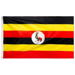 Directly Delivery 100% Polyester Ugandan Uganda Flag