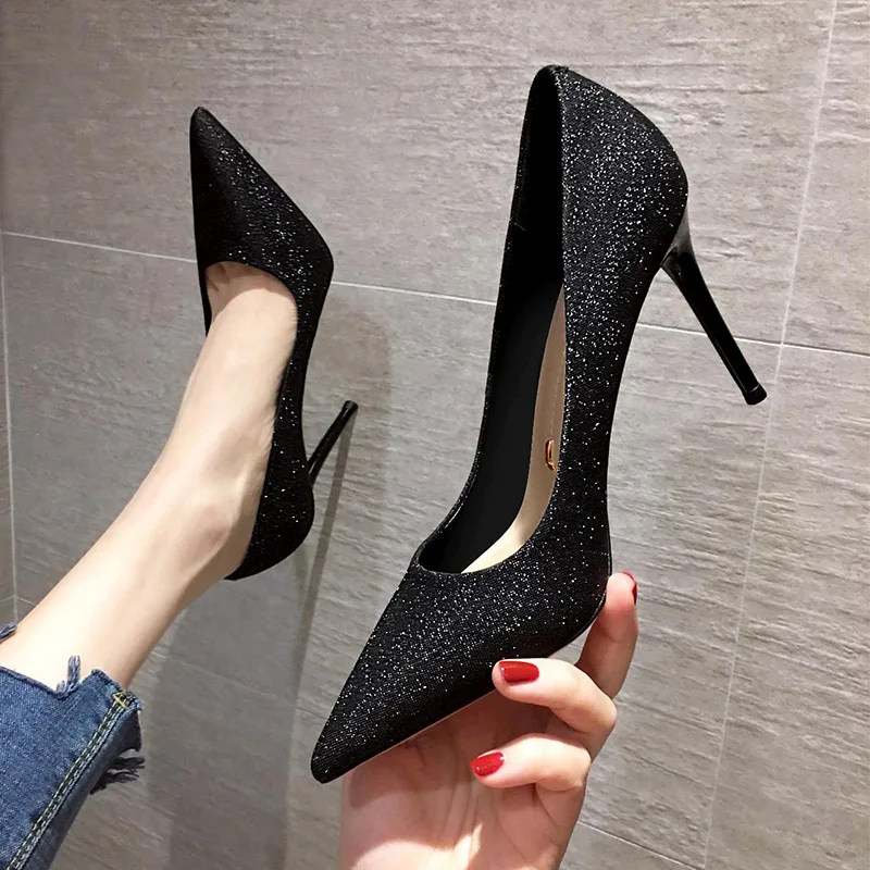 Comemore 2025 Sexy Pointed Toe French Stiletto High Heel Gradient Pink Buty ślubne na obcasie Kobiety Luksusowa Kobieta Wiosna Lato