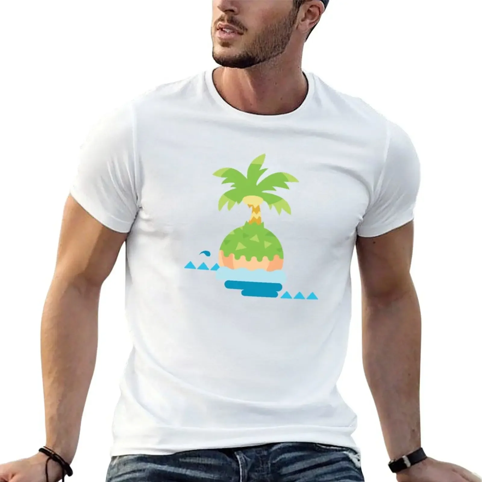 

AC NH Island Loading Screen T-Shirt anime figures hippie clothes kawaii clothes aesthetic clothes T-shirt men