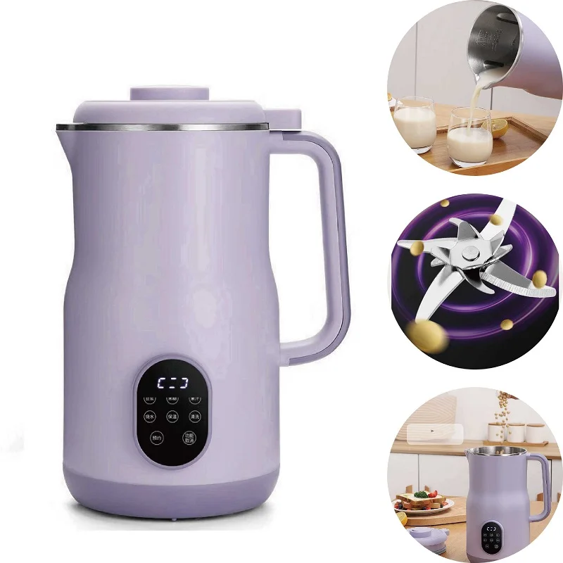 2L Electric Soy Milk Machine Home Juicer 12h Appointment Wall Breaking Machine Auto Heating Cooking Soybean Milk Maker 1150W