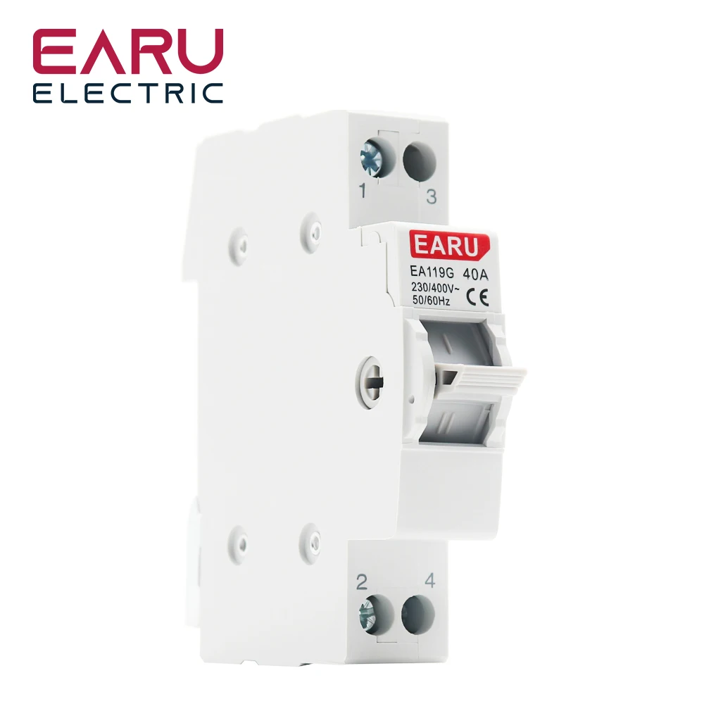 قاطع دائرة تشابك يدوي لنقل الطاقة المفردة ، مفتاح خصم Din للسكك الحديدية ، 1P ، 40A ، 63A ، MTS #1