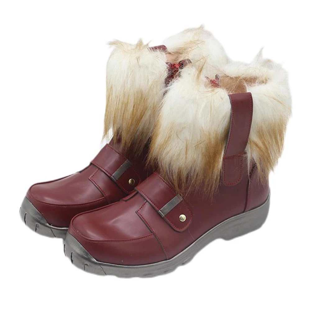 Juego Rival Doreen, zapatos de Cosplay verdes, botas de cuero PU, accesorios de disfraces de Halloween, uniforme de fiesta, accesorios de juego de rol de Carnaval