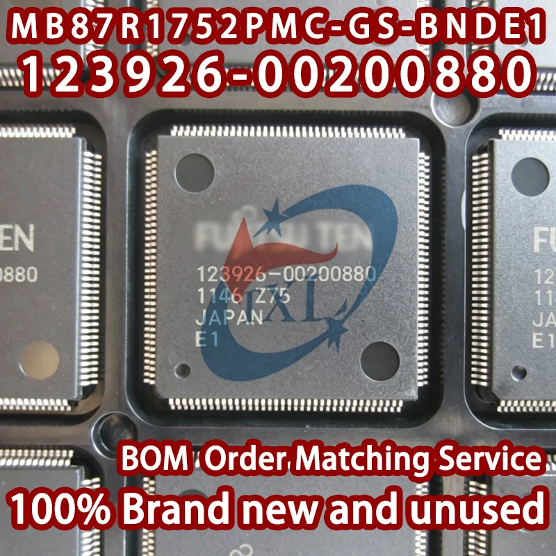 100% Brand New 123926-00200880 MB87R1752PMC-GS-BNDE1 TQFP144 Automotive Microcontroller Integrated Circuit Chip IC