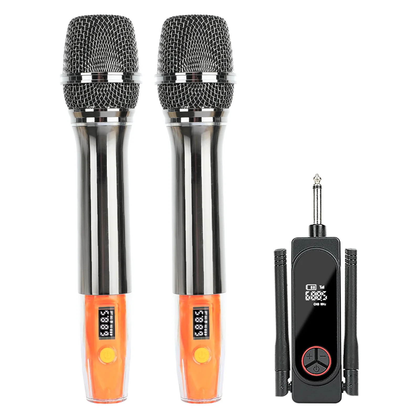 mi299-ステージパフォーマンス用デュアルチャンネルワイヤレスマイクシステム-–-屋内-屋外メタルビルド-50m-範囲デュアルアンテナ受信機