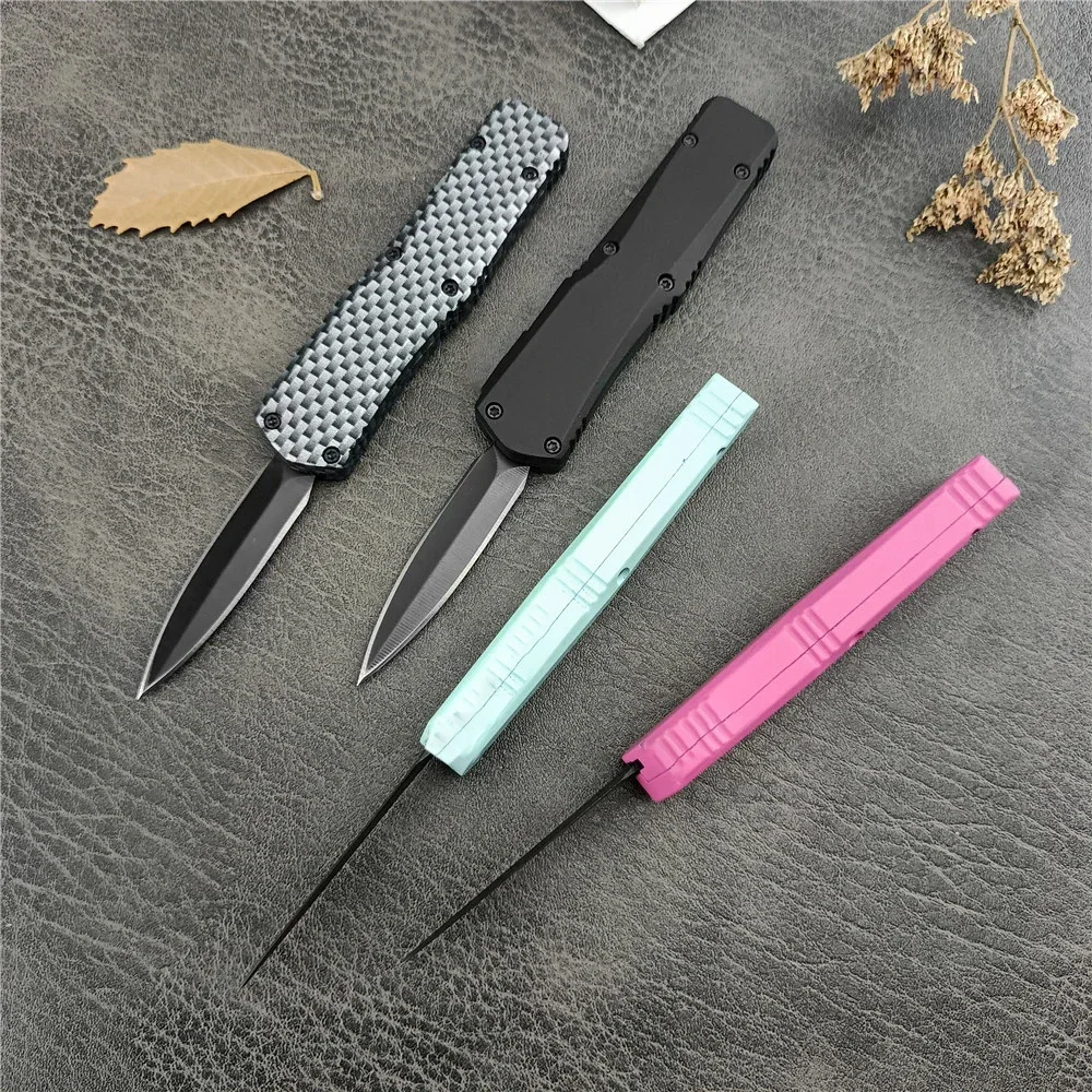 A07 Mini EDC Pocket Folding Knife, for Hunting, Self Defense, Emergency Rescue Outdoor Tactical Knife, Zinc Alloy Handle