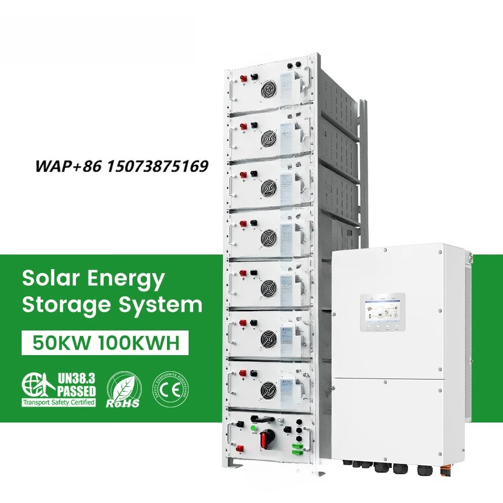 WHC Solar Power System All in One 50Kw 200KWH Lithium Battery with Hybrid Solar Energy System for Industrial Commercial