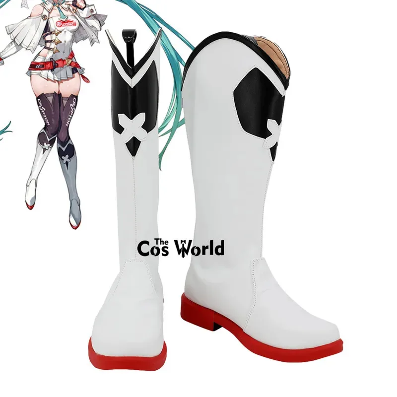 

2023 Miku Racing Suit Anime Customize Cosplay Shoes Boots