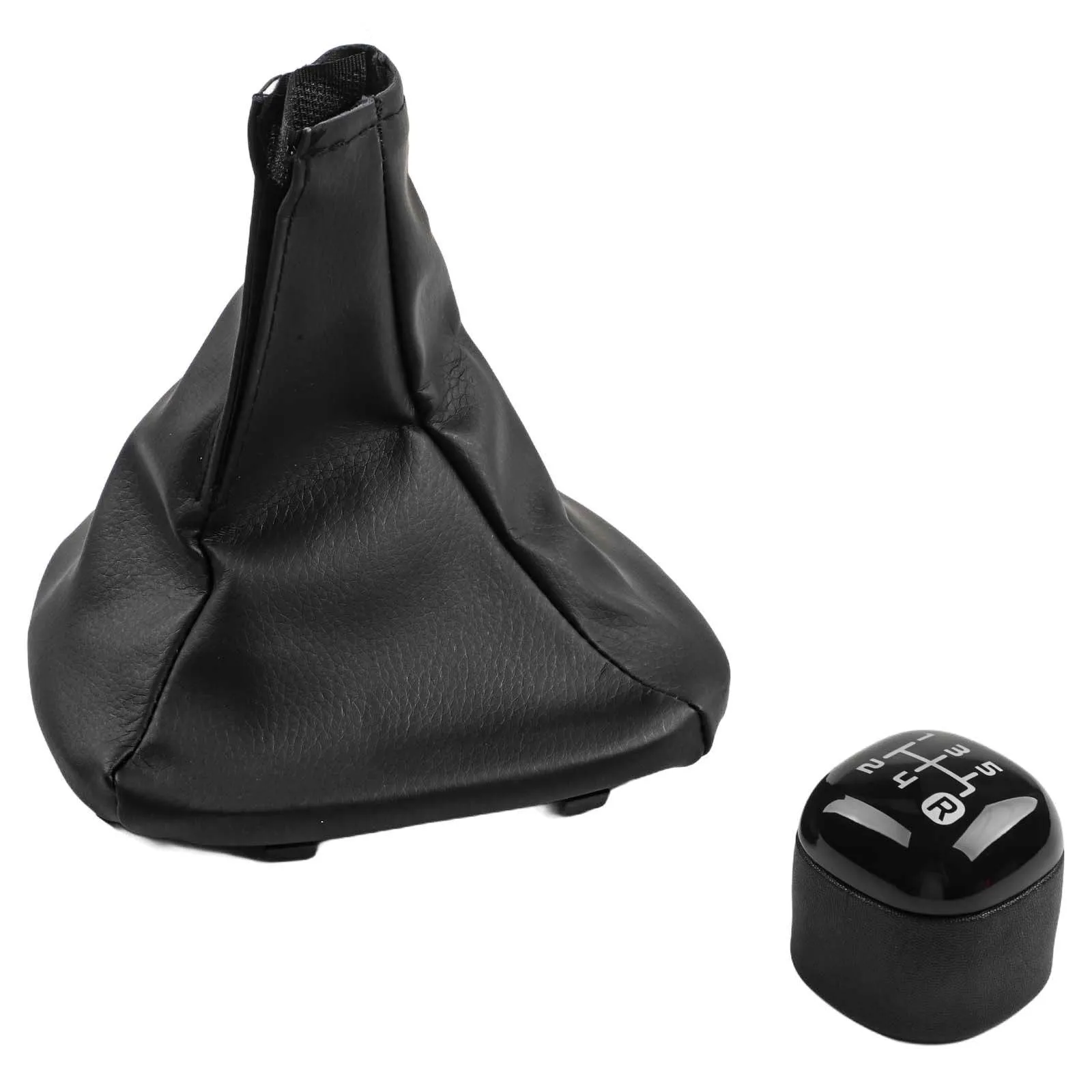 

For Fiat For Panda 2012 Gearshift Knob and Leather Boot Set for Functional and Stylish Vehicle Interior Upgrade