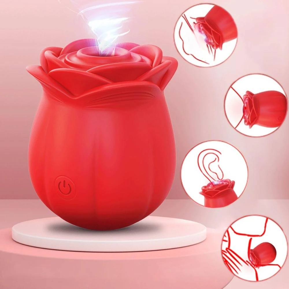 مهبل قوي مص هزاز لعبة الورد للنساء مع مص تهتز 9 طرق لعبة الجنس الشرجي البظر GSpot الحلمة هزاز 18