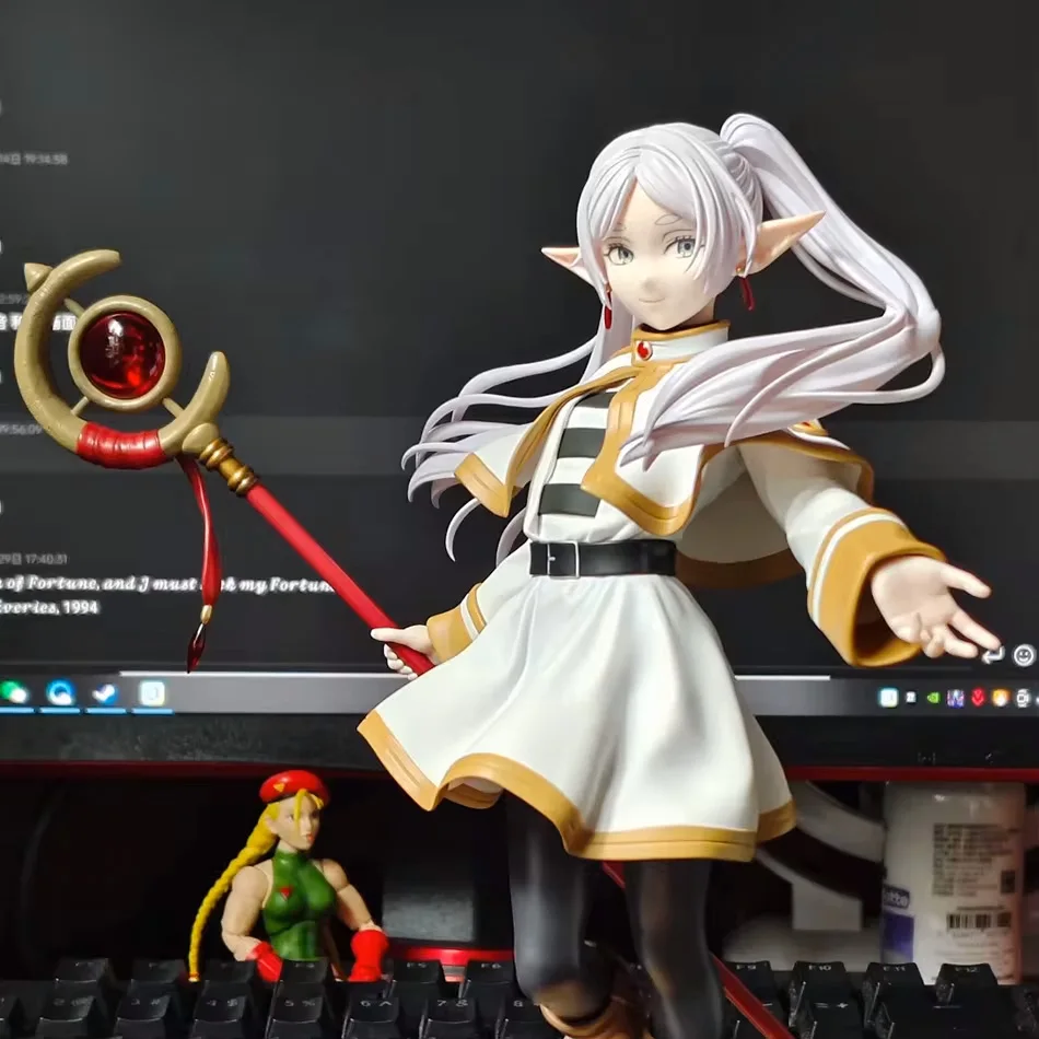 Caliente 21cm Frieren: Beyond Journey's End Anime figura límite Frieren figura de acción Luminasta Frieren estatuilla colección modelo de juguete
