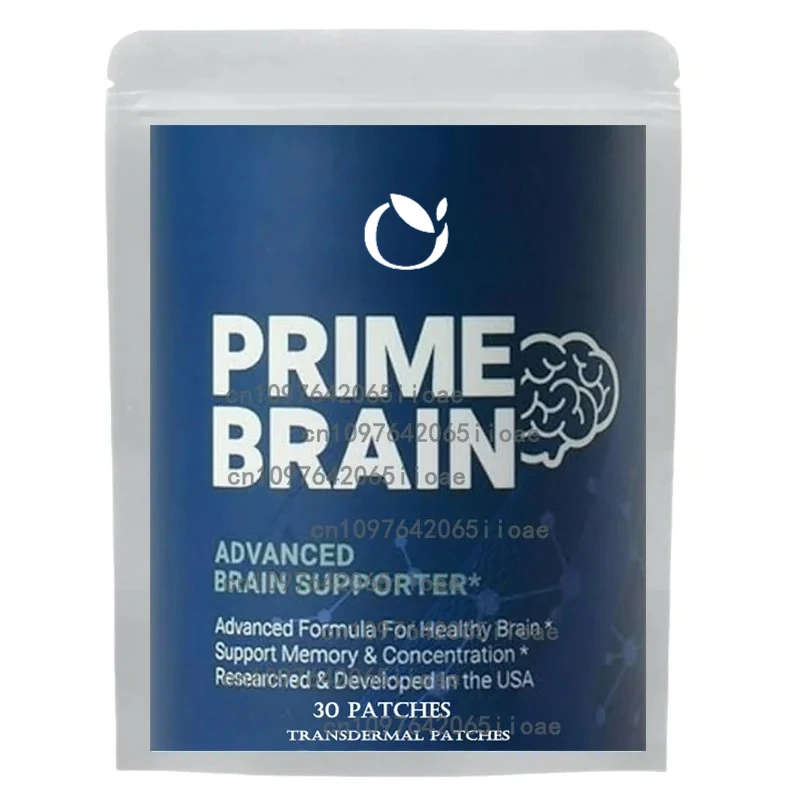 

30 патчей для мозга, трансплеевые пластыри Гинкго Билоба, L-Танана, витамин B12 для памяти, поддержка фокуса