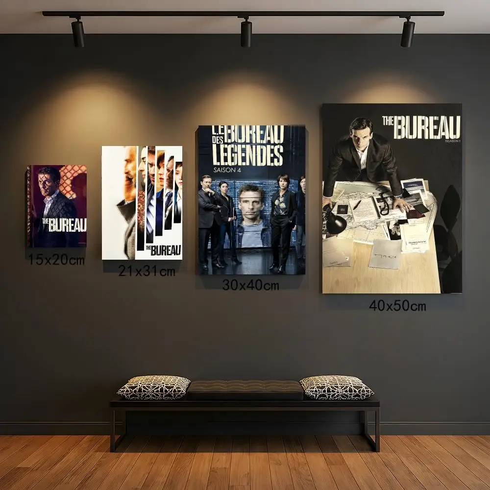 tv series T-The Bureau-U Poster Peel and Stick Wall Art for Cafe Office Bar and Home Decoration