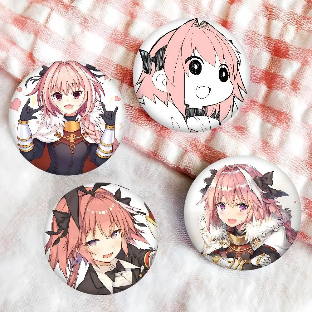 أنيمي مصير أبوكريفا Astolfo أنيمي زر دبوس اليدوية بروش للملابس الكرتون شارة ظهره الديكور مجوهرات اكسسوارات #5