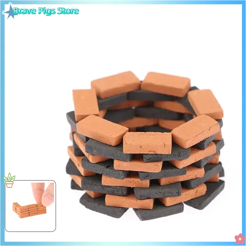 50Pcs/Set Modelling Brick Model Miniature Building Landscape Toy