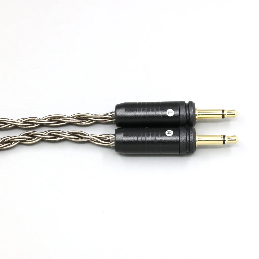 16 كور رمادي فضي مطلي مزدوج 3.5 مللي متر Aduio سماعة كابل ل البؤري واضح Elear Elex Elegia Stellia Celestee radiance 8839