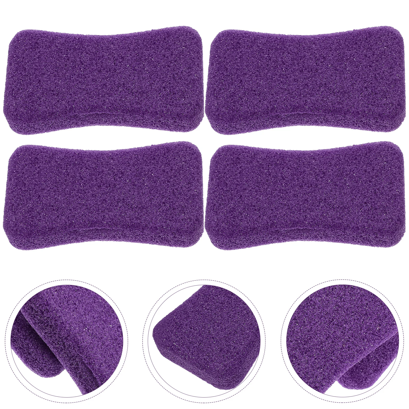 4 pezzi di pietra pomice per piedi rimozione calli strumento esfoliante kit pedicure professionale pedicure pedicure piedi durevole e di lunga durata