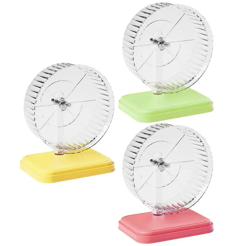 Hamster Running Wheel Toy Sport Running Silent Double-Bearing Small Pet Rotatory Jogging Wheel Toys pet Hamster Cage Supplies