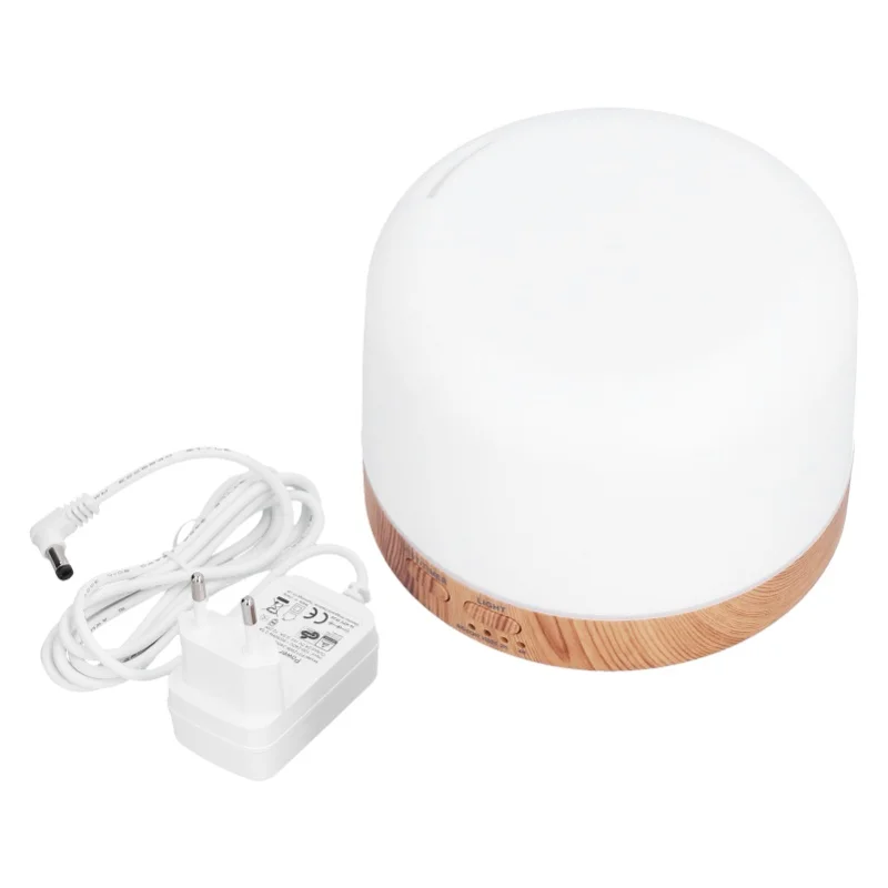 300ml Essential Oil Diffuser With Color Changing LED Light Wood Grain Humidifier For Home Bedroom 100-240VUS Plug