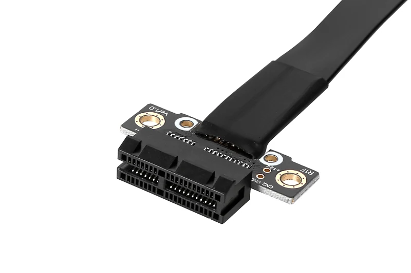 PCI Express Gen3 8Gbps Flex Relocate Cable, PCI-E 1X para 1X Slot, Riser Card Extender, Cabo de Extensão para Bitcoin Miner Mining, Novo