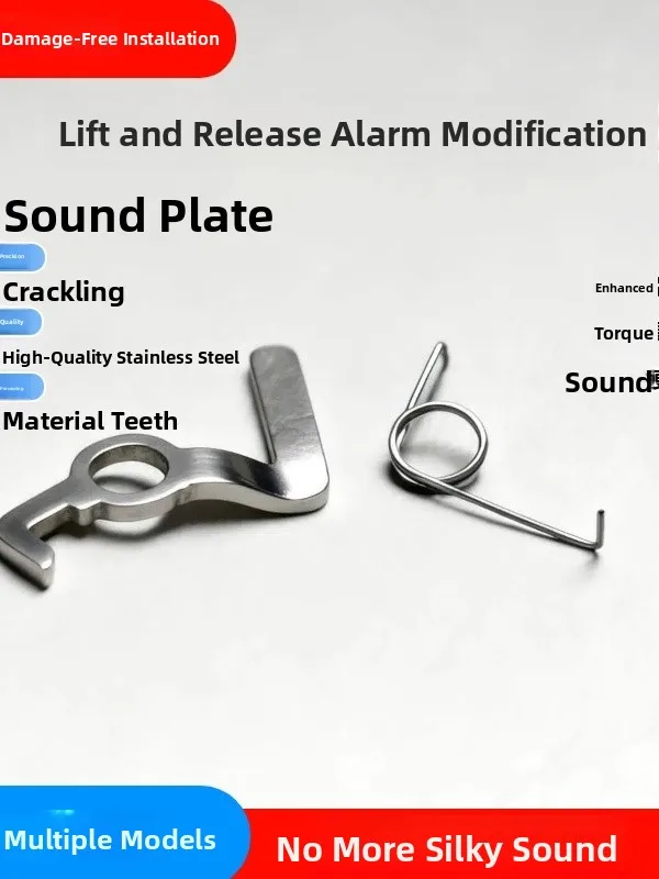 Pav Alarm Modification Sound Plate  Wanquishi Spinning Wheel Overload Alarm No Damage Installation Fishing Gear