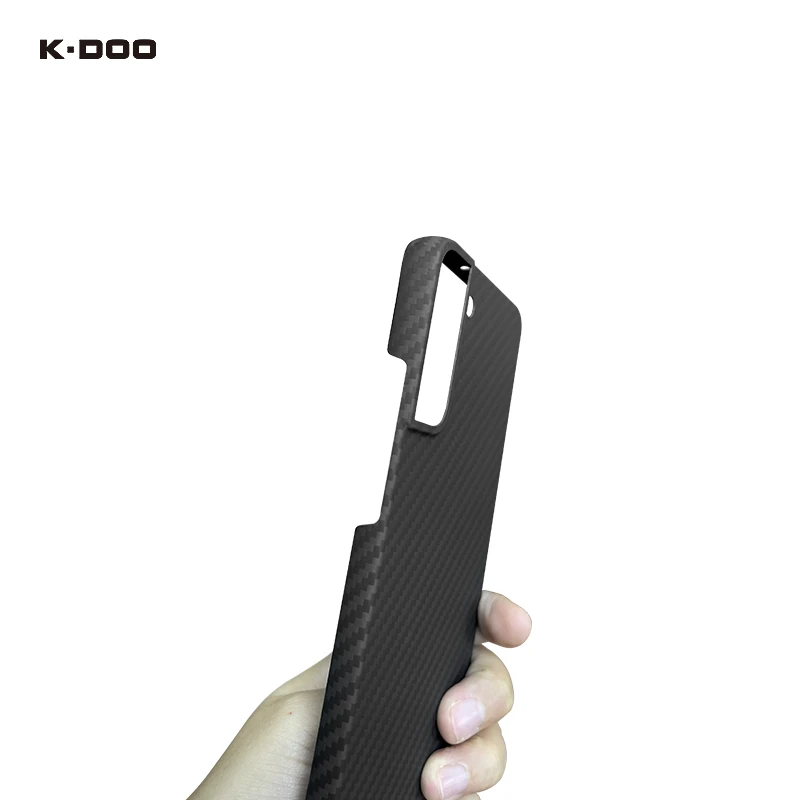 Imagem -04 - K-doo Kevlar Case Feito com Kevlar Material de Fibra de Carbono Real High End Capa Traseira à Prova de Balas para Sam S22 S22plus S22 Ultra