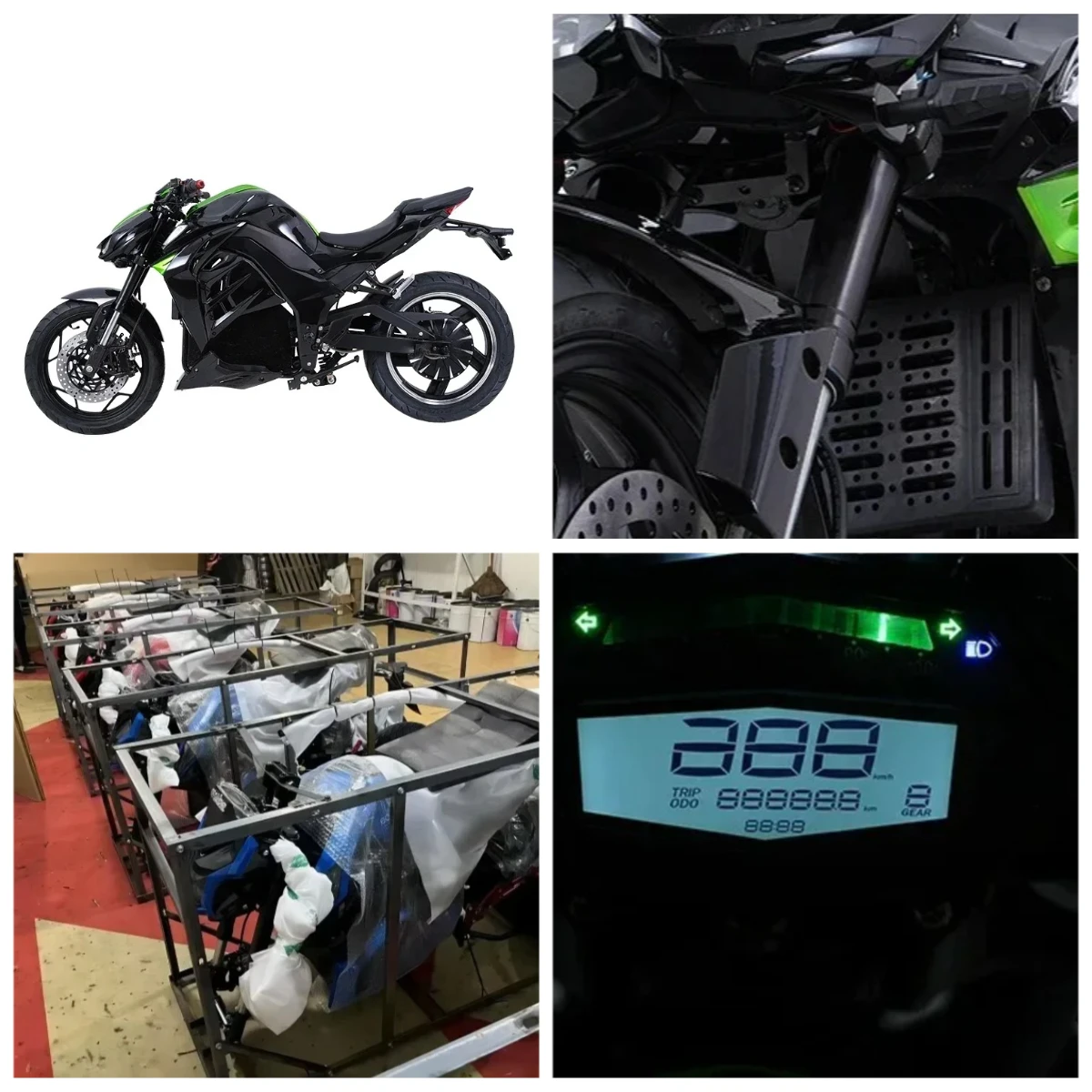 

STLFCustomizable OEM ODM 72V 60AH 80AH 100AH 2000W 3000W lithium battery Super cool electric motorcycle for adult