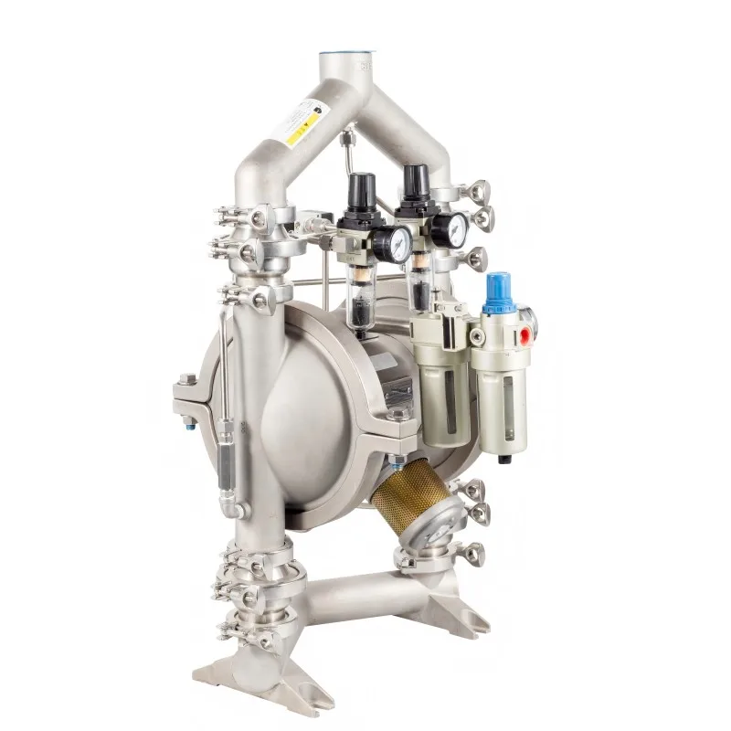 

2" Inch Stainless Steel Dry Powder Transfer Pump Industrial Mechanical Food Grade Air Operated Double Diaphragm Pump Membran