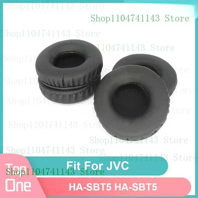 Earpads for JVC HA-SBT5 Headphones Cushion Replacement PU Soft Foam Black