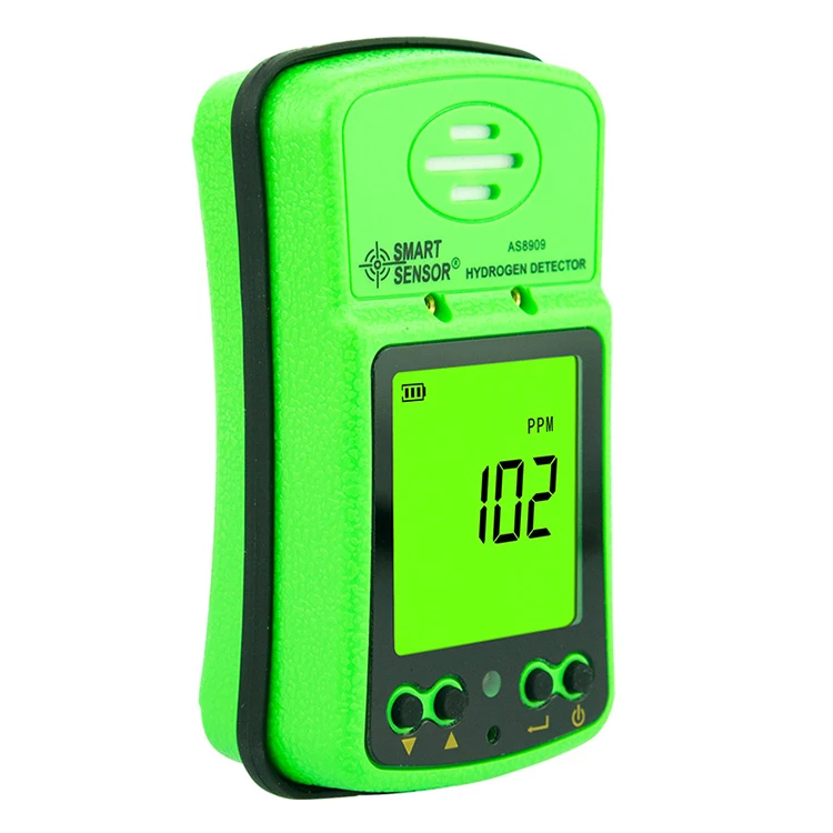 Smart Sensor AS8909 Hydrogen Gas Detector Industrial Explosion-Proof Portable H2 Concentration Tester Alarms