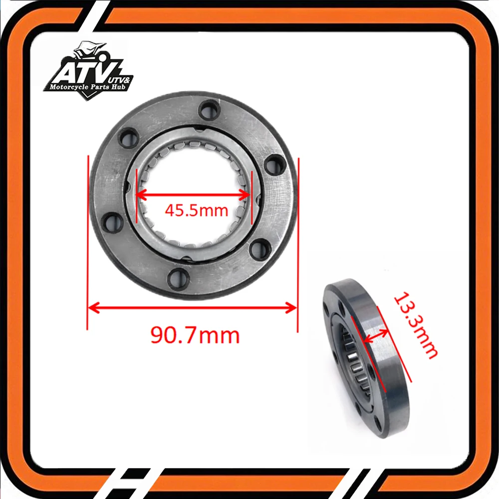 

Starter Clutch For Stels ATV 300B For LH300cc Buyang FA-D300 H300 300CC 260CC 250CC 2.1.01.0290 LU020048 23706
