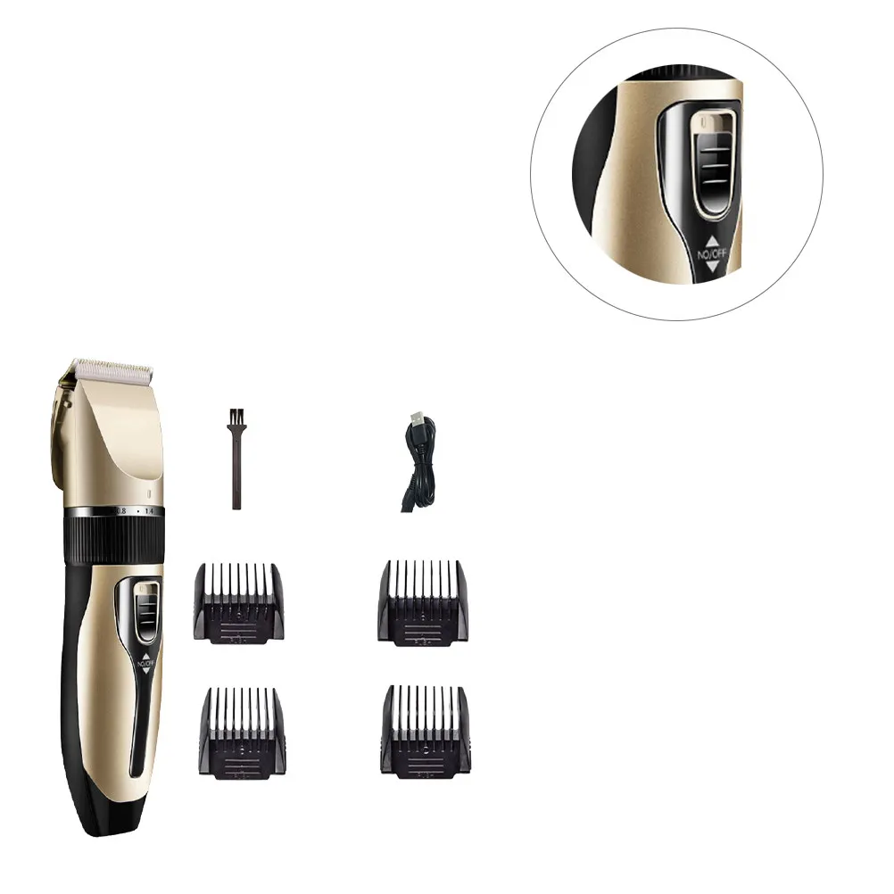 

1 комплект электрических триммеров для волос, высокоэффективный, со стабильным мотором, без раздражения кожи, перезаряжаемый через USB, портативный, для взрослых и детей