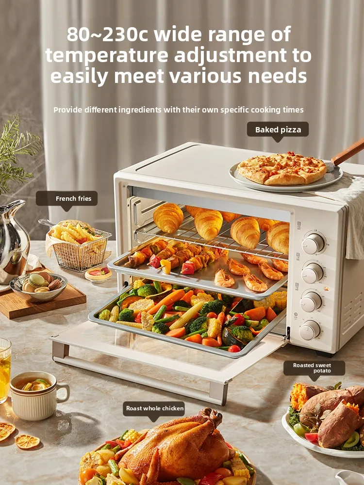 Oven for household small baking special steaming and baking machine large capacity 42 liter electric oven 2025 new model