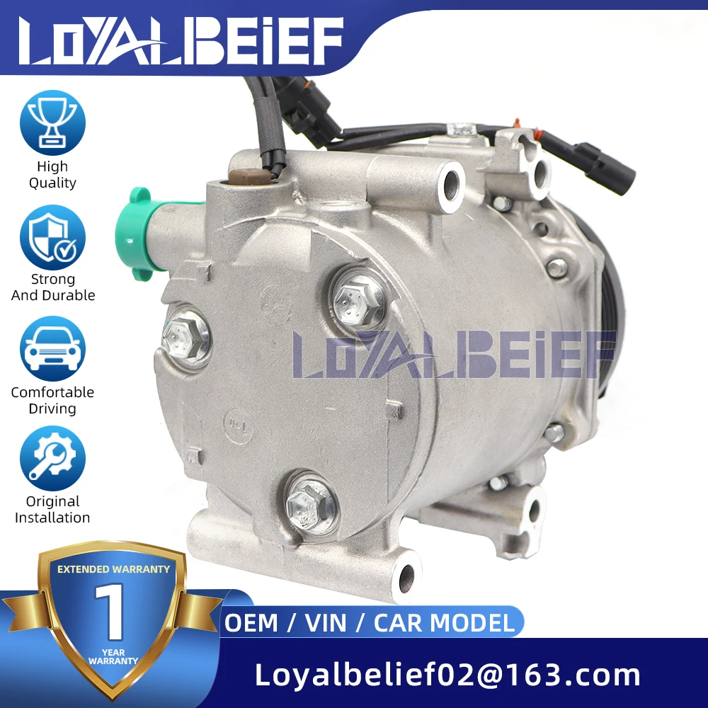 

Компрессор кондиционера MSC60CA для Suzuki Ignis, Subaru, Mitsubishi 2000-2003, 95200-86GA0, 9520086GA0, AKC200A081, 12V