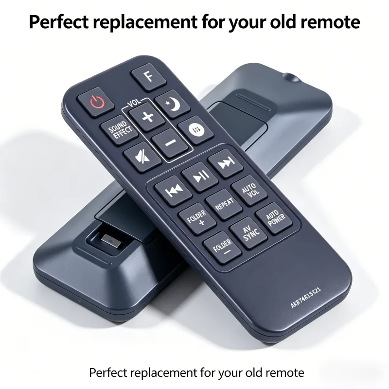 

AKB74815321 Remote Control for Sound Bar Speaker, Compatible with AKB74435311 LAS55C LAS450H LAS855M