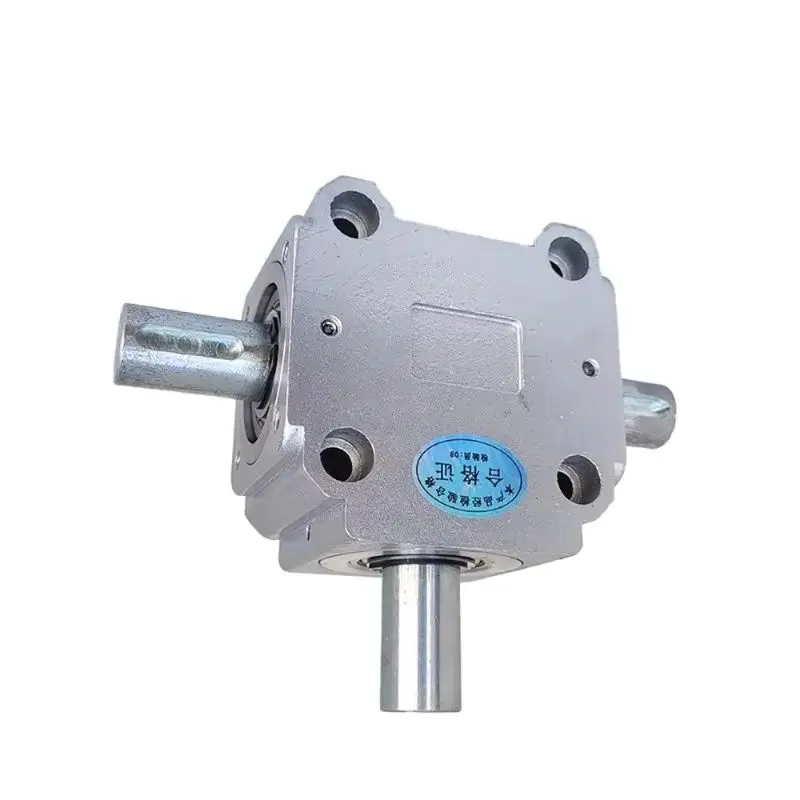 AAAAStainless Steel Right Angle Steering Box Cast Steel Gearbox 40N.M Large Load 2.5 Module 16 Teeth 90 Degree Commutator Gear