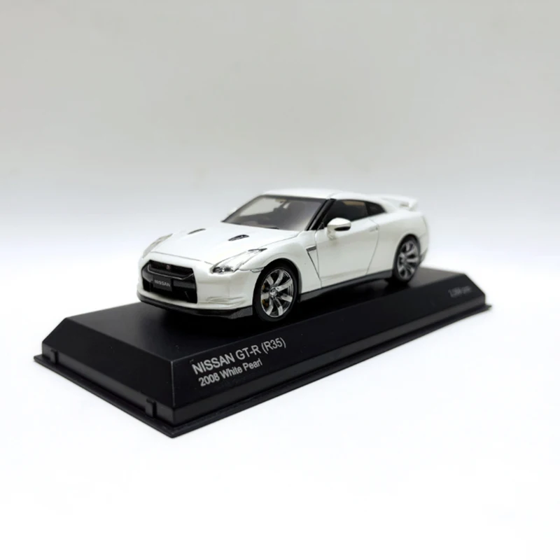 

KYOSHO масштаб 1:43 GT-R (R35) 2008, литая под давлением модель автомобиля из сплава, классическая коллекция для взрослых, подарочный дисплей, украшение