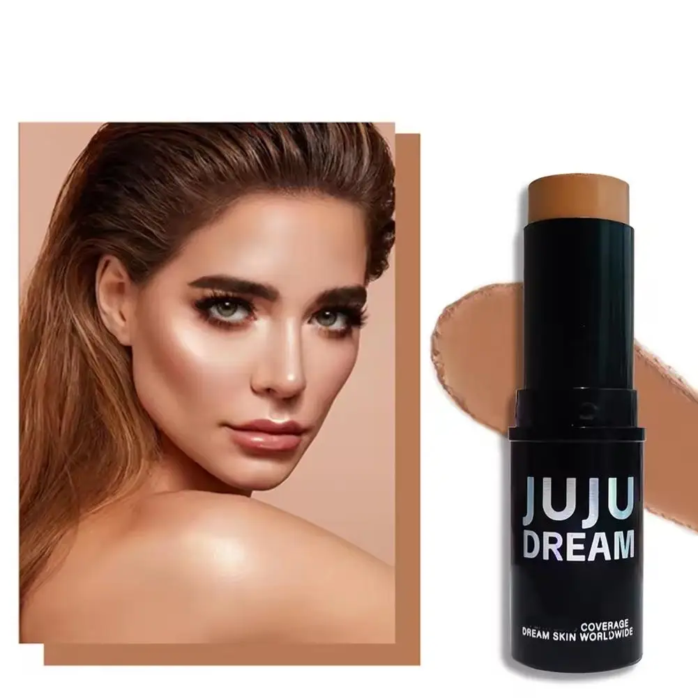 1 pçs 2 cores contorno vara com corretivo de duas cabeças iluminador para tridimensional nariz ponte sombra v rosto