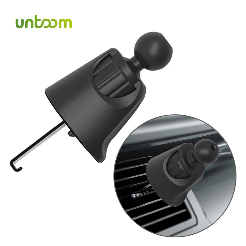 Untoom Car Air Vent Clip 17mm Ball Head for Car Air Outlet Phone Holder Stand Magnetic Car Cell Phone GPS Bracket Accessories