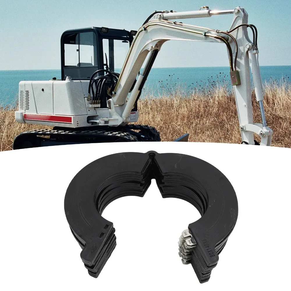 

10PCS 80mm Bucket Pin Shim Kit Plastic Material Shim Kit Dust Proof Shim Kit Dust Proof for Bobcat 337 341 435 X335 X337 X341