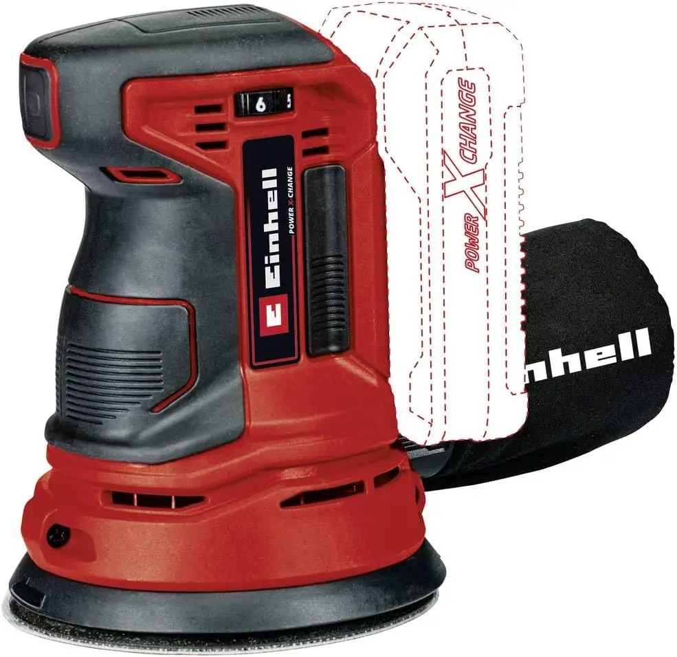 Einhell Akku-Exzenterschleifer TE-RS 18Li-Solo Power X-Change (Lithium-Ionen, Drehzahl-Elektronik,