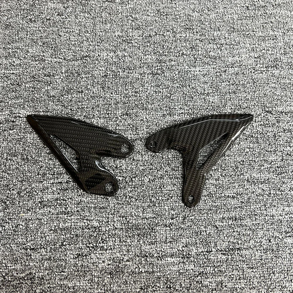 

NEW Ninja 500 & Z500 2024-2025 Carbon Fiber Motorcycle Pedals Rear Wheel Set Heel Guards For Kawasaki Ninja 400 & Z400 2019-2024